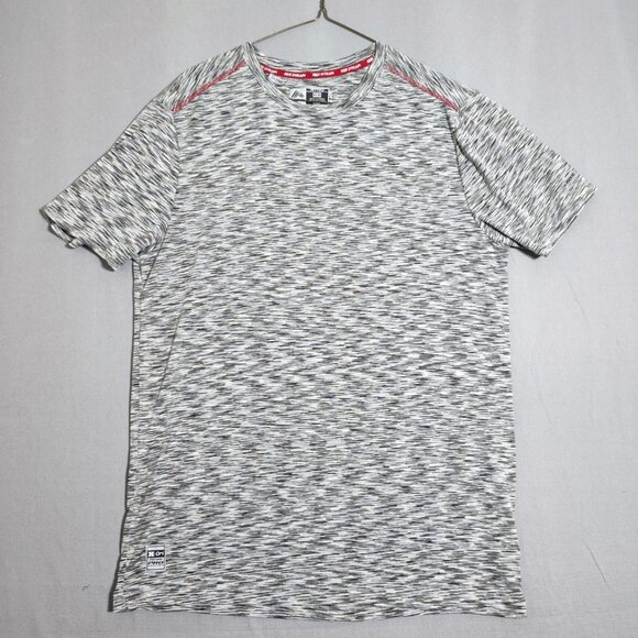 RBX Pro Athletic gear T-shirt men's size M white grey short sleeve athletic fit - Picture 1 of 8